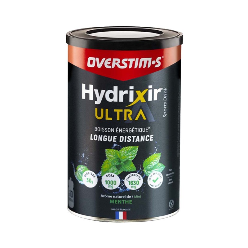 Hydrixir Ultra Menthe - Boisson énergétique - Format Boite 400g