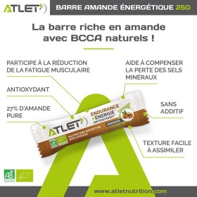 Barre énergétique Bio Saveur Amande - 25g