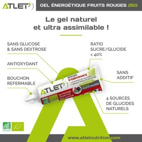 Gel énergétique Fruits Rouge 2