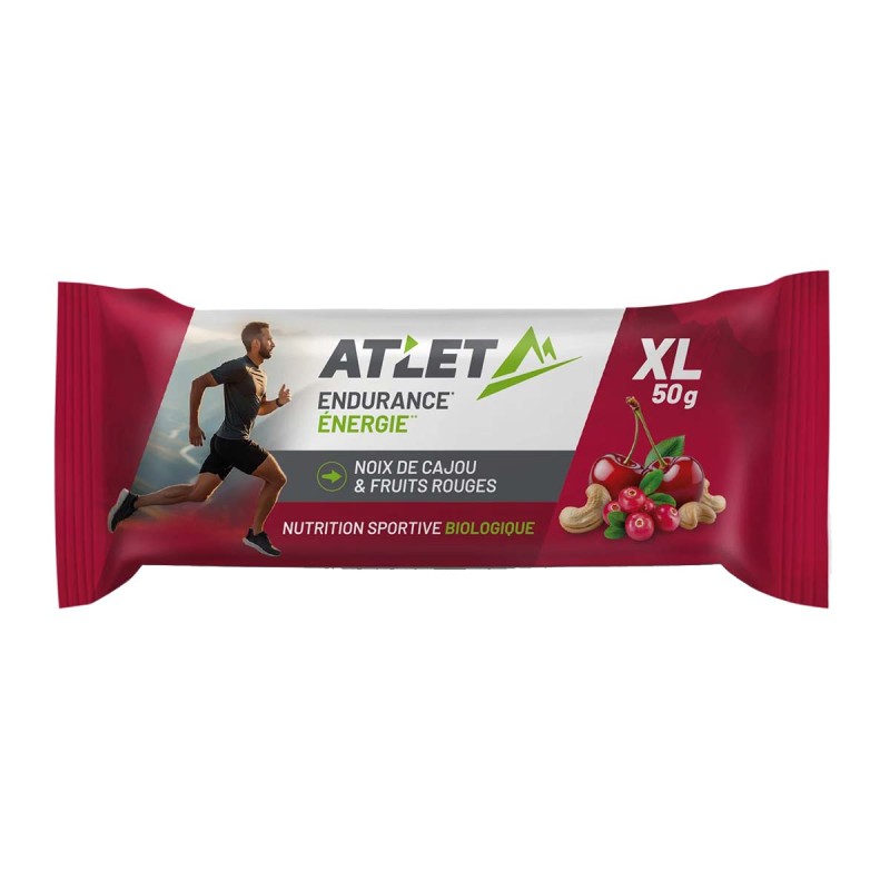 Barre Energétique Noix de cajou & Fruits rouges Bio - 50g