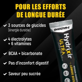 Hydrixir Ultra Fruits rouges - Boisson énergétique - 10 sticks de 40g