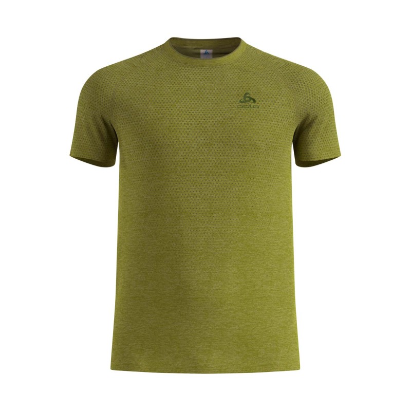 T-shirt Essentials Seamless Homme - Guacamole Melange