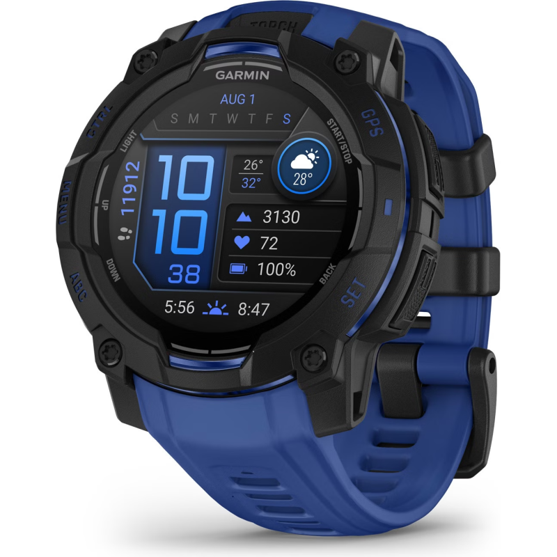 Instinct 3 45mm Amoled Bleu Electrique