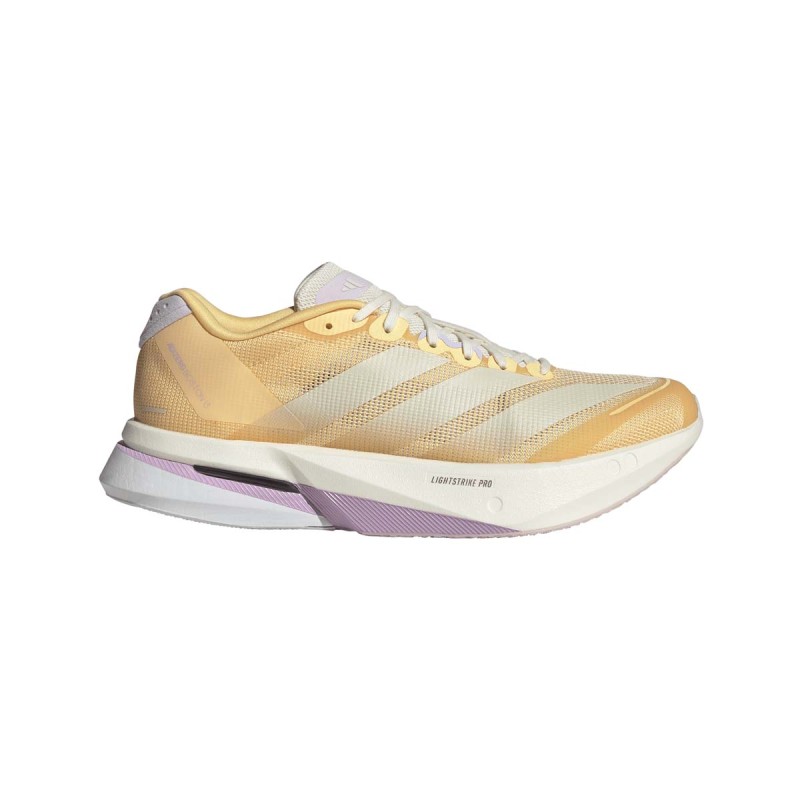 Adizero Boston 13 - Chaussure Femme - Ice Tangerine / Ice Gold Met. / Ice Lavender