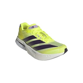 Adizero Boston 13 - Chaussure Homme - Solar Yellow / Aurora Plum / Powder Plum