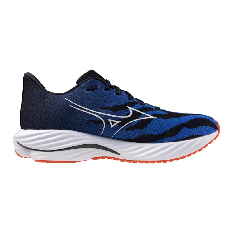 Wave Rider 28 - Chaussures de Course Unisexe - Ignition Red / White / Baseball Blue