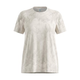 T-shirt de running Zeroweight Chill-Tec Print Femme - Gardenia