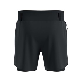 Short de running 2 en 1 X-Alp Trail Homme 6 Inch - Black