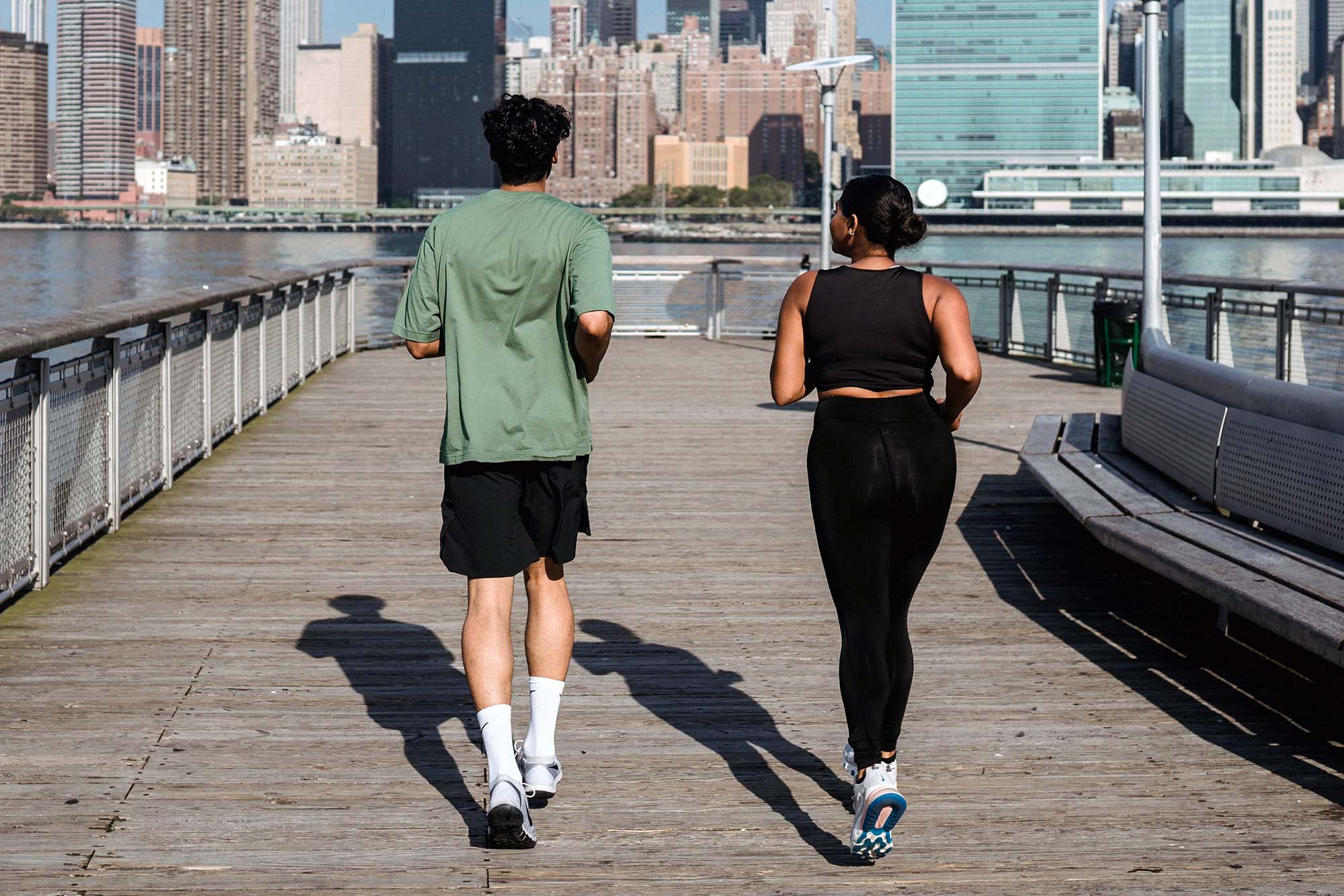 Parcours s&eacute;curis&eacute; pour courir sur route en milieu urbain