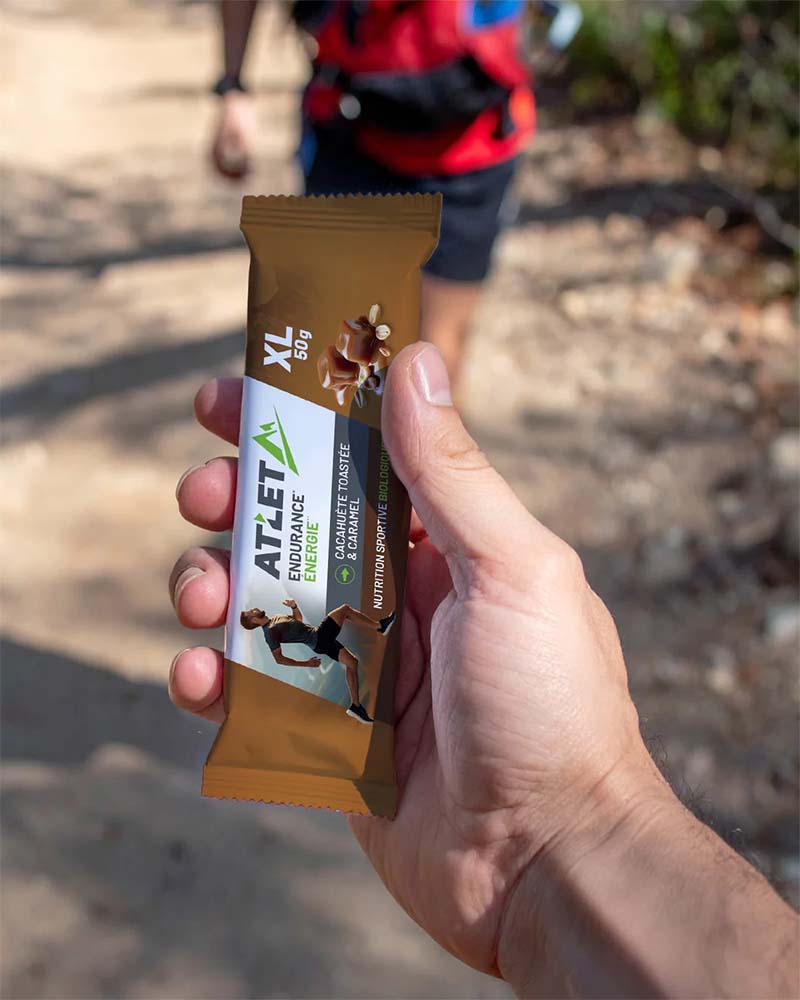 Barre Energ&eacute;tique Cacahu&egrave;te toast&eacute;e & Caramel Bio