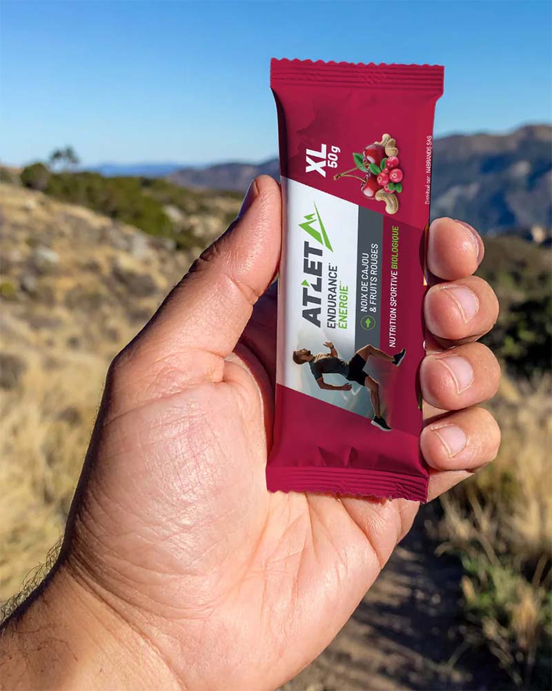 Barre Energ&eacute;tique Noix de cajou & Fruits rouges Bio